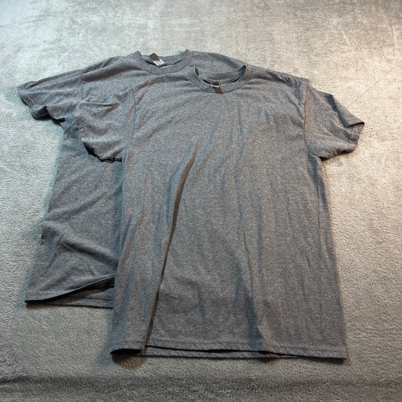 Gildan Other - Gildan DryBlend T-Shirts 2 Pack Heather Gray Soft Everyday‎ Wear Medium Workwear
